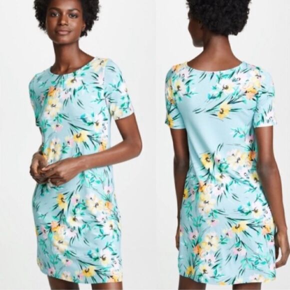 Yumi Kim Livi Shift Floral Short Sleeve Mini Dress in Sun Dance. Size S - Picture 1 of 10